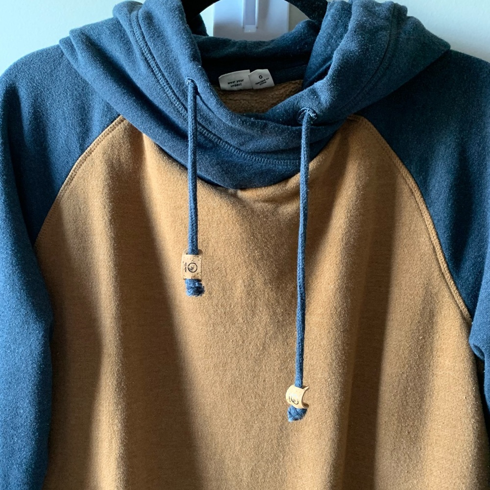 Colour block Tentree hoodie, size L